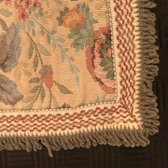 Made in Italy Gorgeous Flowers vintage throw - Picture 7 of 9
